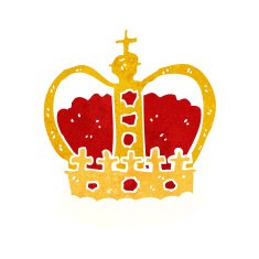cartoon royal crown N10