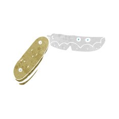 cartoon folding knife N45