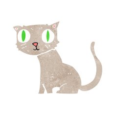 Cartoon Cat N342