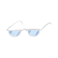 Cartoon Glasses N45