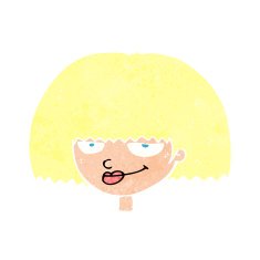 cartoon mean female face N11