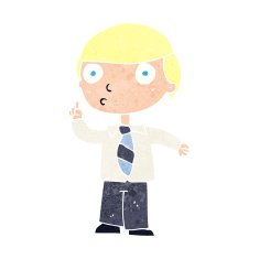 Cartoon School Boy N25