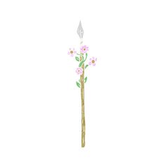 cartoon flowering spear N10