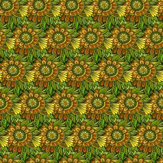 abstract flowers pattern N2