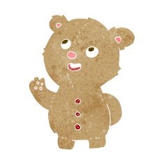 cartoon cute teddy bear N54