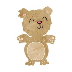 cartoon cute teddy bear N55