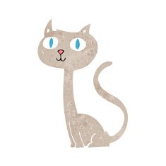 Cartoon Cat N344