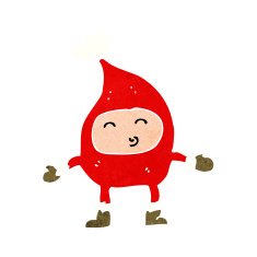 cartoon funny christmas character N14
