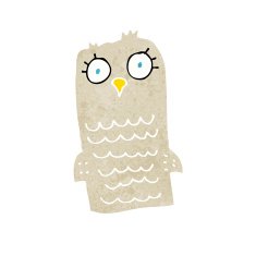 Cartoon Owl N192