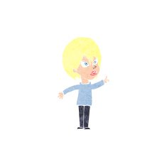 cartoon woman arguing N13