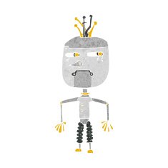 Cartoon Robot N354