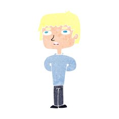 cartoon unhappy man N20