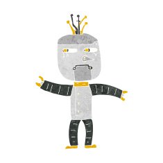 Cartoon Robot N355