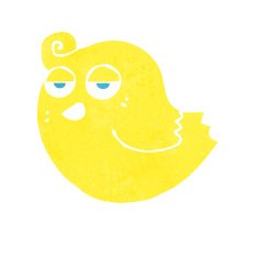 Cartoon Bird N489