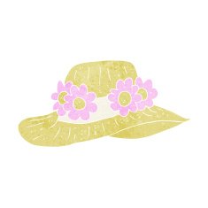 cartoon summer hat N26