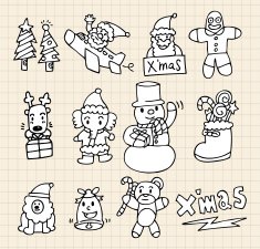 Christmas Doodle N7