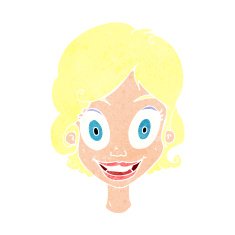 cartoonhappy woman N3