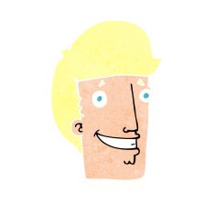 cartoon happy man N568