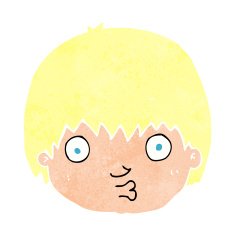 cartoon curious boy N46