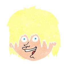 cartoon happy man N569