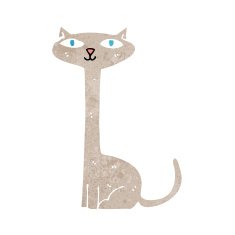 Cartoon Cat N345