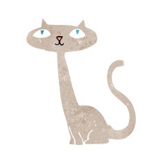 Cartoon Cat N346