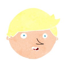 Cartoon Happy Face N61