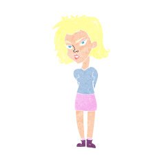 Cartoon Woman N61