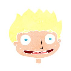 cartoon happy boy N298