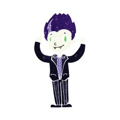 cartoon vampire boy N13