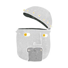 cartoon robot head N94