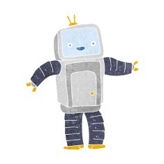 Cartoon Robot N356