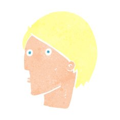cartoon surprised face N23
