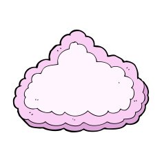cartoon decorative cloud N42