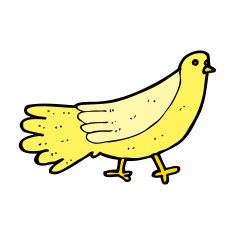 Cartoon Bird N490