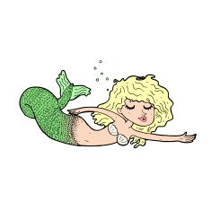 Cartoon Mermaid N81