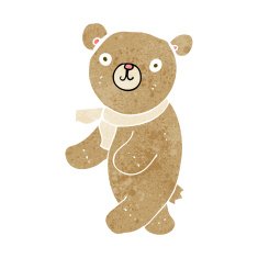 Cute Cartoon Teddy Bear N34