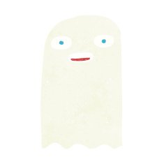 funny cartoon ghost N104