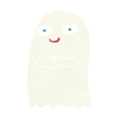 funny cartoon ghost N105