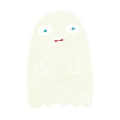 funny cartoon ghost N106