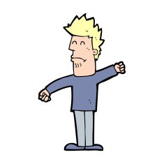 cartoon stressed man N90