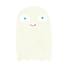 funny cartoon ghost N107