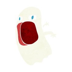 funny cartoon ghost N108