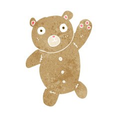 cartoon cute teddy bear N58