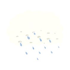 Cartoon Rain Cloud N59