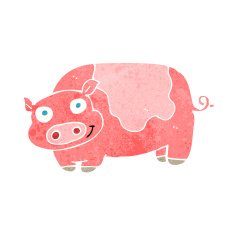 Cartoon Pig N73