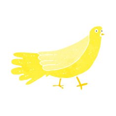 Cartoon Bird N492