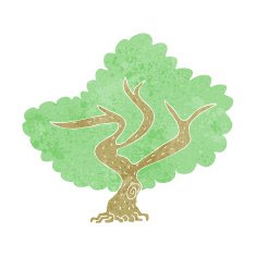 Cartoon Tree N220