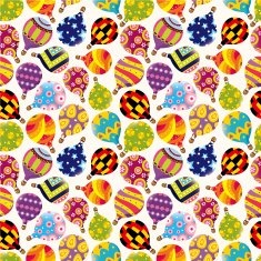 seamless Hot air balloon pattern
