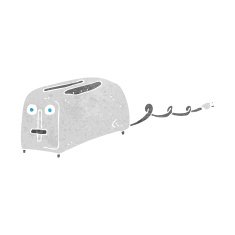 Cartoon Toaster N25
